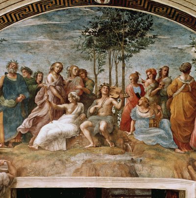 Parnassus, from the Stanza della Segnatura by Raffaello Sanzio Raphael